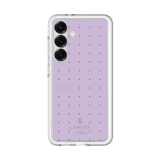 スリムプロテクションプレミアムケース［ LANVIN en Bleu Tiny dots Purple - ランバン ドット パープル ］