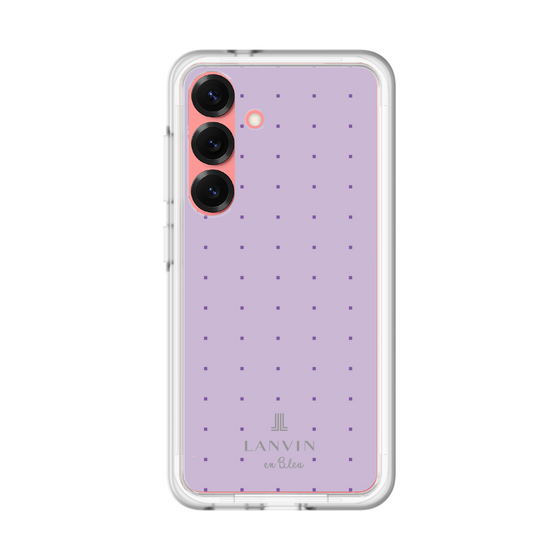 スリムプロテクションプレミアムケース［ LANVIN en Bleu Tiny dots Purple - ランバン ドット パープル ］