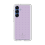 スリムプロテクションプレミアムケース［ LANVIN en Bleu Tiny dots Purple - ランバン ドット パープル ］