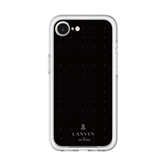 スリムプロテクションプレミアムケース［ LANVIN en Bleu Tiny dots Black - ランバン ドット ブラック ］