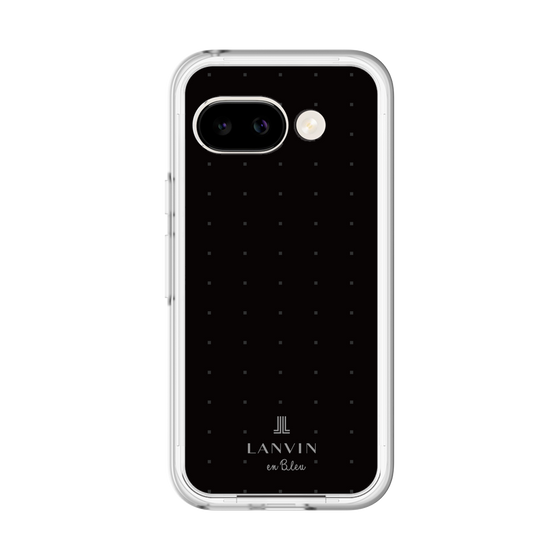 スリムプロテクションプレミアムケース［ LANVIN en Bleu Tiny dots Black - ランバン ドット ブラック ］