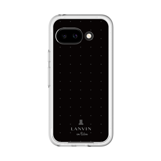 スリムプロテクションプレミアムケース［ LANVIN en Bleu Tiny dots Black - ランバン ドット ブラック ］