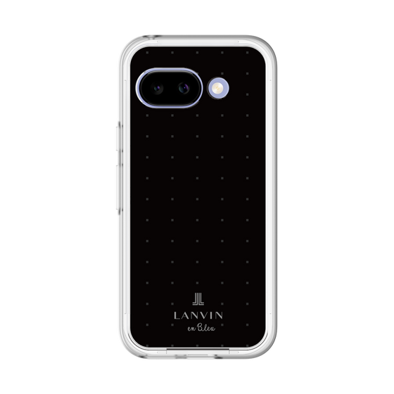 スリムプロテクションプレミアムケース［ LANVIN en Bleu Tiny dots Black - ランバン ドット ブラック ］