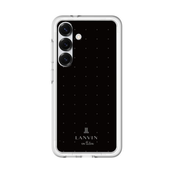 スリムプロテクションプレミアムケース［ LANVIN en Bleu Tiny dots Black - ランバン ドット ブラック ］