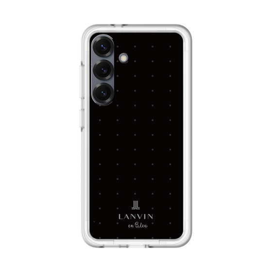 スリムプロテクションプレミアムケース［ LANVIN en Bleu Tiny dots Black - ランバン ドット ブラック ］