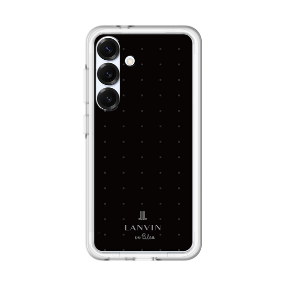 スリムプロテクションプレミアムケース［ LANVIN en Bleu Tiny dots Black - ランバン ドット ブラック ］