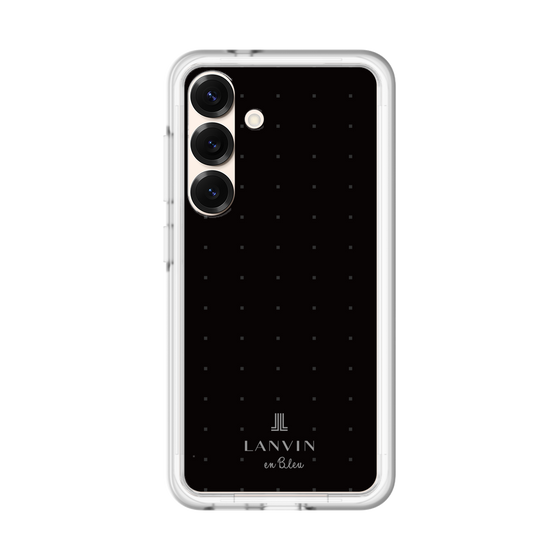 スリムプロテクションプレミアムケース［ LANVIN en Bleu Tiny dots Black - ランバン ドット ブラック ］