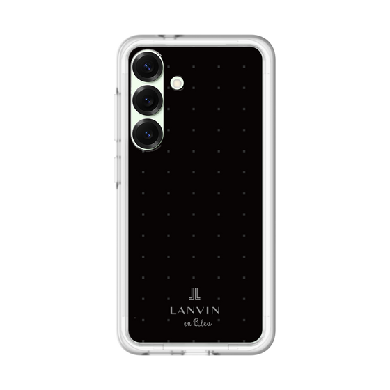 スリムプロテクションプレミアムケース［ LANVIN en Bleu Tiny dots Black - ランバン ドット ブラック ］