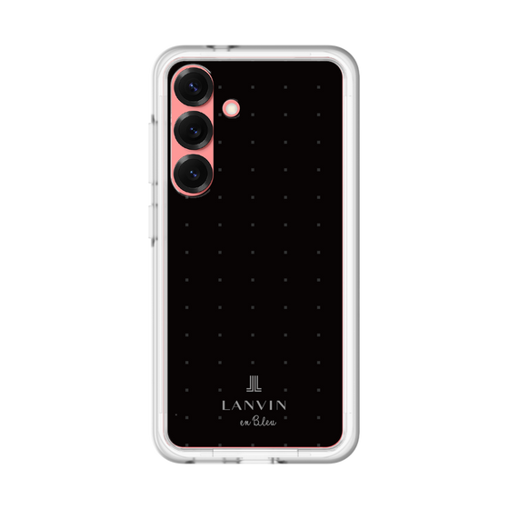 スリムプロテクションプレミアムケース［ LANVIN en Bleu Tiny dots Black - ランバン ドット ブラック ］