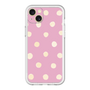 スリムプロテクションプレミアムケース［ 水彩ドット・レトロカラー - Pink ］