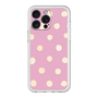 スリムプロテクションプレミアムケース［ 水彩ドット・レトロカラー - Pink ］