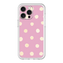 スリムプロテクションプレミアムケース［ 水彩ドット・レトロカラー - Pink ］