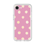 スリムプロテクションプレミアムケース［ 水彩ドット・レトロカラー - Pink ］