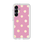 スリムプロテクションプレミアムケース［ 水彩ドット・レトロカラー - Pink ］