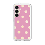 スリムプロテクションプレミアムケース［ 水彩ドット・レトロカラー - Pink ］