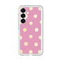 スリムプロテクションプレミアムケース［ 水彩ドット・レトロカラー - Pink ］