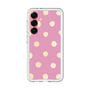スリムプロテクションプレミアムケース［ 水彩ドット・レトロカラー - Pink ］