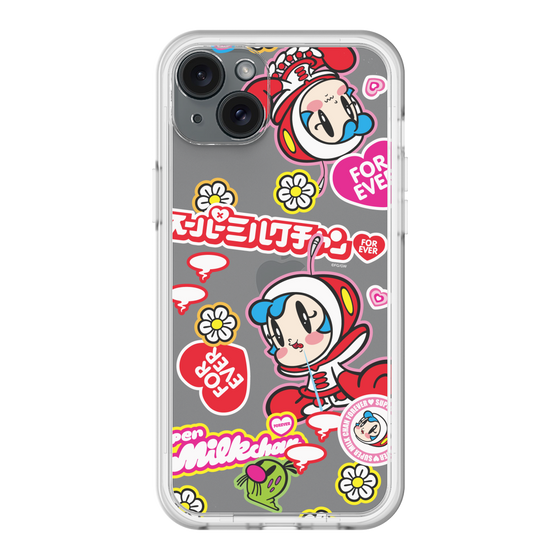 スリムプロテクションプレミアムケース［ スーパーミルクチャンFOREVER♥ - ロゴ＆キャラ ］