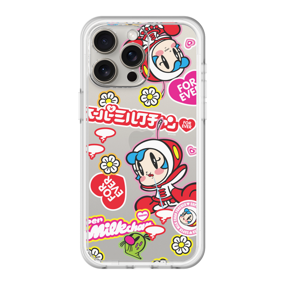 スリムプロテクションプレミアムケース［ スーパーミルクチャンFOREVER♥ - ロゴ＆キャラ ］