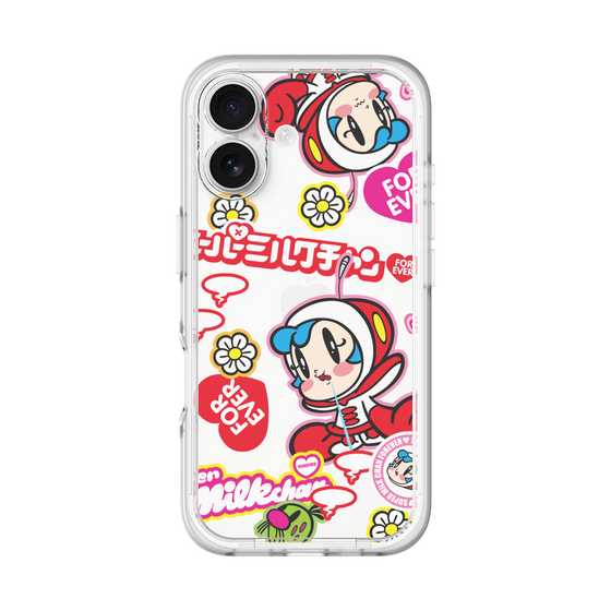 スリムプロテクションプレミアムケース［ スーパーミルクチャンFOREVER♥ - ロゴ＆キャラ ］