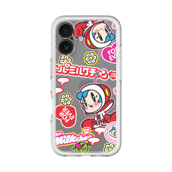 スリムプロテクションプレミアムケース［ スーパーミルクチャンFOREVER♥ - ロゴ＆キャラ ］