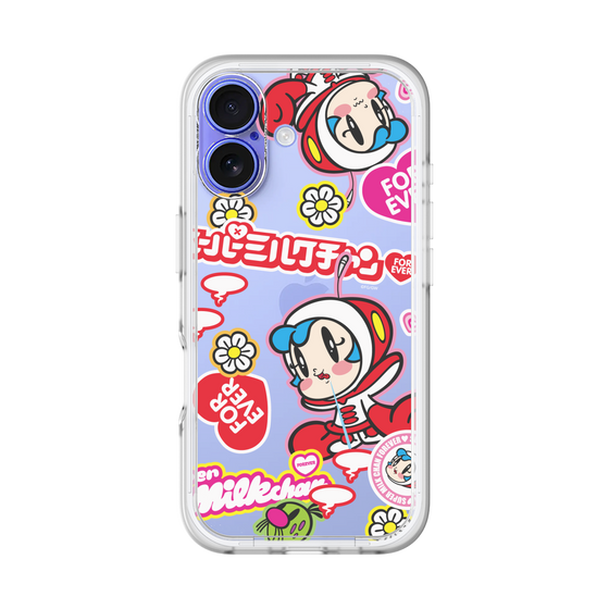 スリムプロテクションプレミアムケース［ スーパーミルクチャンFOREVER♥ - ロゴ＆キャラ ］