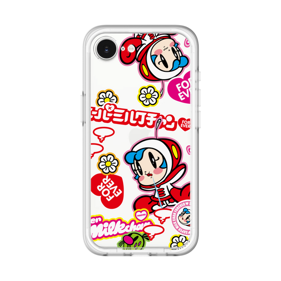 スリムプロテクションプレミアムケース［ スーパーミルクチャンFOREVER♥ - ロゴ＆キャラ ］