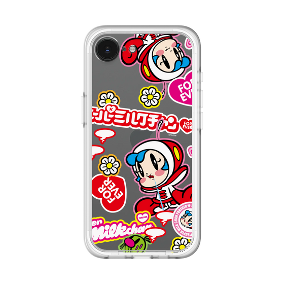 スリムプロテクションプレミアムケース［ スーパーミルクチャンFOREVER♥ - ロゴ＆キャラ ］