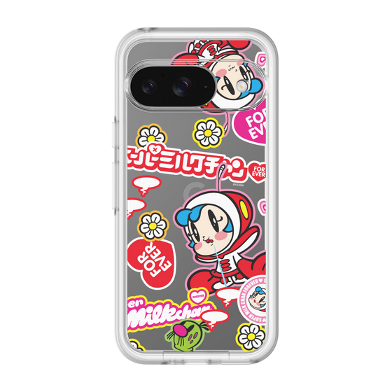 スリムプロテクションプレミアムケース［ スーパーミルクチャンFOREVER♥ - ロゴ＆キャラ ］