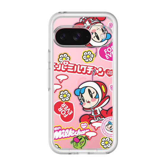 スリムプロテクションプレミアムケース［ スーパーミルクチャンFOREVER♥ - ロゴ＆キャラ ］