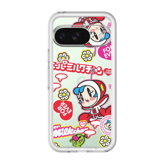 スリムプロテクションプレミアムケース［ スーパーミルクチャンFOREVER♥ - ロゴ＆キャラ ］