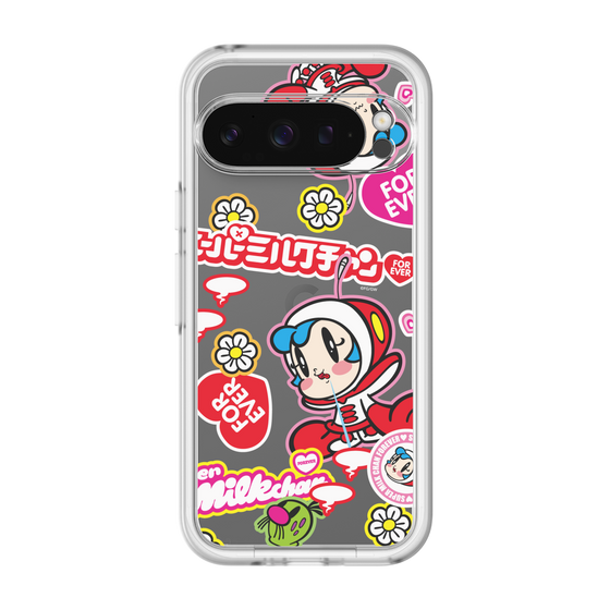 スリムプロテクションプレミアムケース［ スーパーミルクチャンFOREVER♥ - ロゴ＆キャラ ］