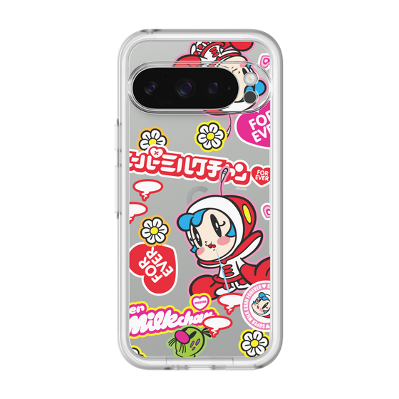 スリムプロテクションプレミアムケース［ スーパーミルクチャンFOREVER♥ - ロゴ＆キャラ ］