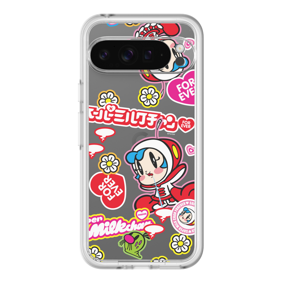 スリムプロテクションプレミアムケース［ スーパーミルクチャンFOREVER♥ - ロゴ＆キャラ ］
