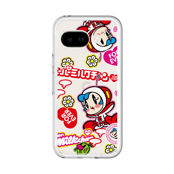 スリムプロテクションプレミアムケース［ スーパーミルクチャンFOREVER♥ - ロゴ＆キャラ ］