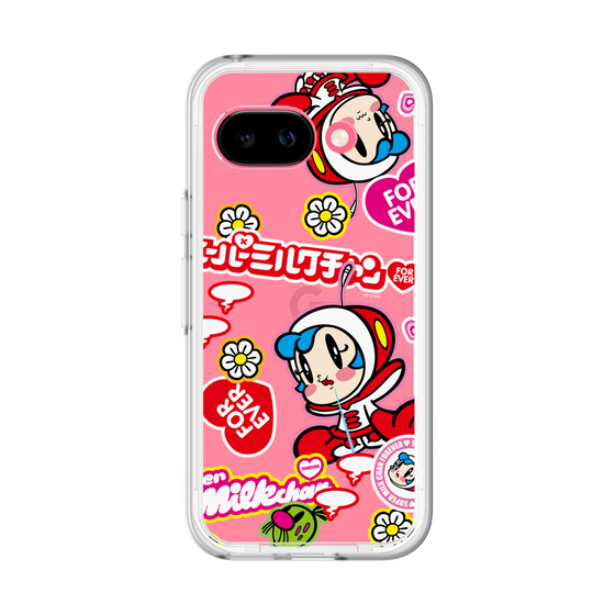 スリムプロテクションプレミアムケース［ スーパーミルクチャンFOREVER♥ - ロゴ＆キャラ ］
