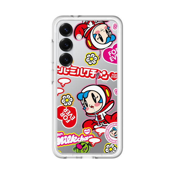 スリムプロテクションプレミアムケース［ スーパーミルクチャンFOREVER♥ - ロゴ＆キャラ ］