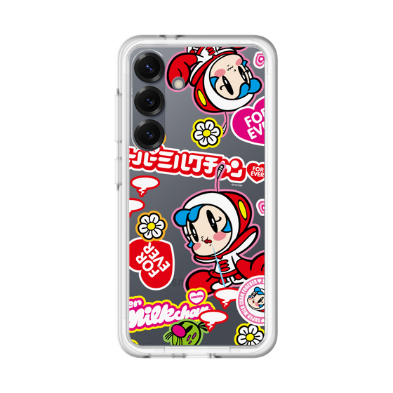 スリムプロテクションプレミアムケース［ スーパーミルクチャンFOREVER♥ - ロゴ＆キャラ ］