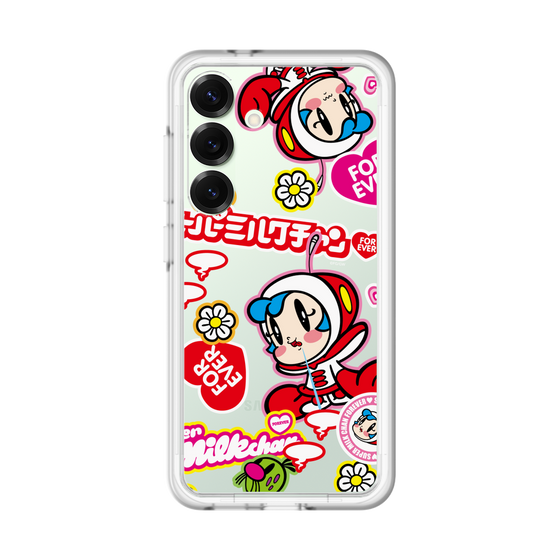 スリムプロテクションプレミアムケース［ スーパーミルクチャンFOREVER♥ - ロゴ＆キャラ ］