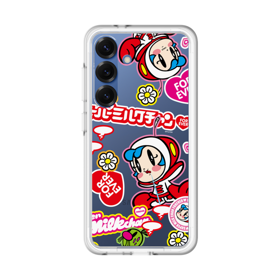 スリムプロテクションプレミアムケース［ スーパーミルクチャンFOREVER♥ - ロゴ＆キャラ ］