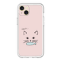スリムプロテクションプレミアムケース［ 食いしん坊なねこ - Pink ］