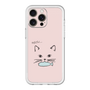 スリムプロテクションプレミアムケース［ 食いしん坊なねこ - Pink ］