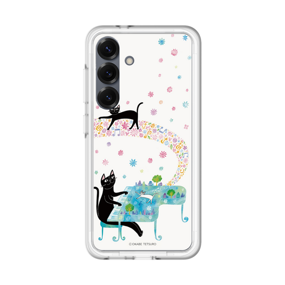スリムプロテクションプレミアムケース［ おかべてつろう - 黒猫クロのとおりみち ］