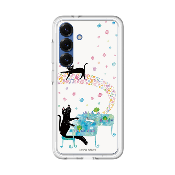 スリムプロテクションプレミアムケース［ おかべてつろう - 黒猫クロのとおりみち ］