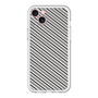 スリムプロテクションプレミアムケース［ Small Stripe - Gray × Black ］