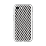 スリムプロテクションプレミアムケース［ Small Stripe - Gray × Black ］