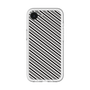 スリムプロテクションプレミアムケース［ Small Stripe - Gray × Black ］