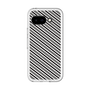 スリムプロテクションプレミアムケース［ Small Stripe - Gray × Black ］