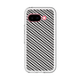 スリムプロテクションプレミアムケース［ Small Stripe - Gray × Black ］