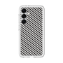 スリムプロテクションプレミアムケース［ Small Stripe - Gray × Black ］